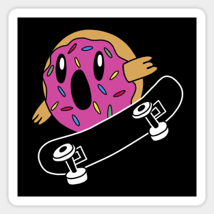 Donut Skater Sticker